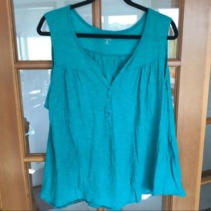 Indigo Tank Top sz 2X